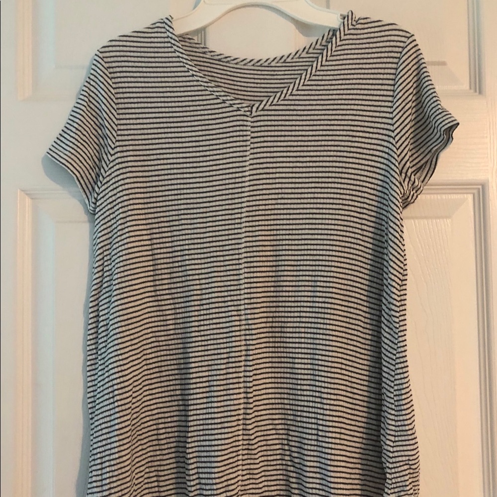 Super soft and casual striped t shirt